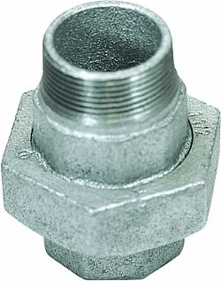 Ρακόρ γαλβανιζέ Αρσενικό-Θηλυκό κωνικό 1 1/2''