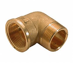 Γωνία ορειχάλκινη 90° Αρσενική-Θηλυκή 3/4''